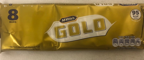 McVities Gold Bars 8 Pack