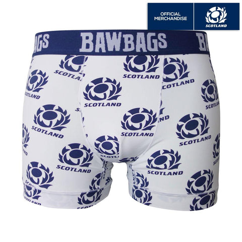 Scottish Bawbags Cool De Sacs Scotland Rugby Away Technical Boxer Shorts